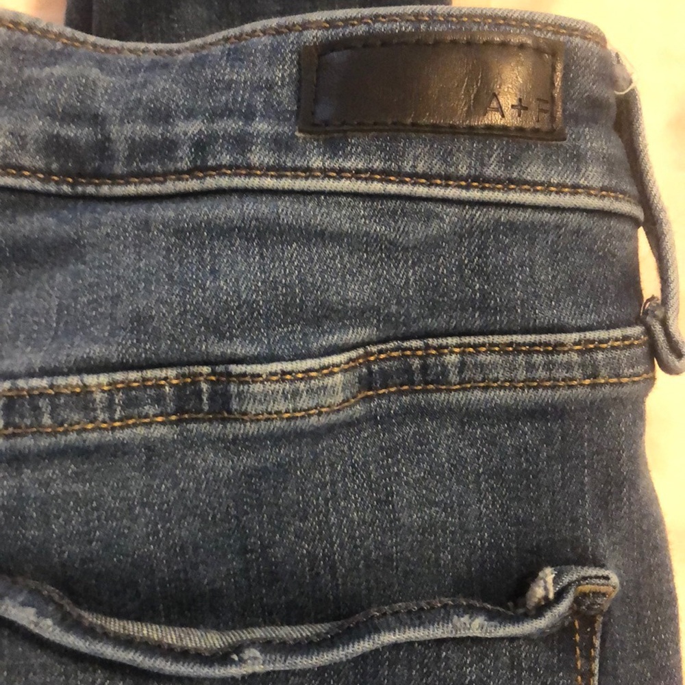 Abercrombie and Fitch darker wash jeans